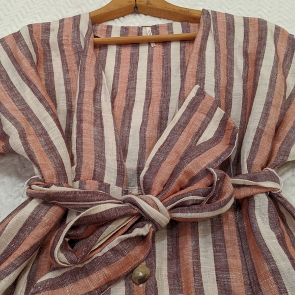 Free People Button Down Midi Dress - Picture 5 of 7